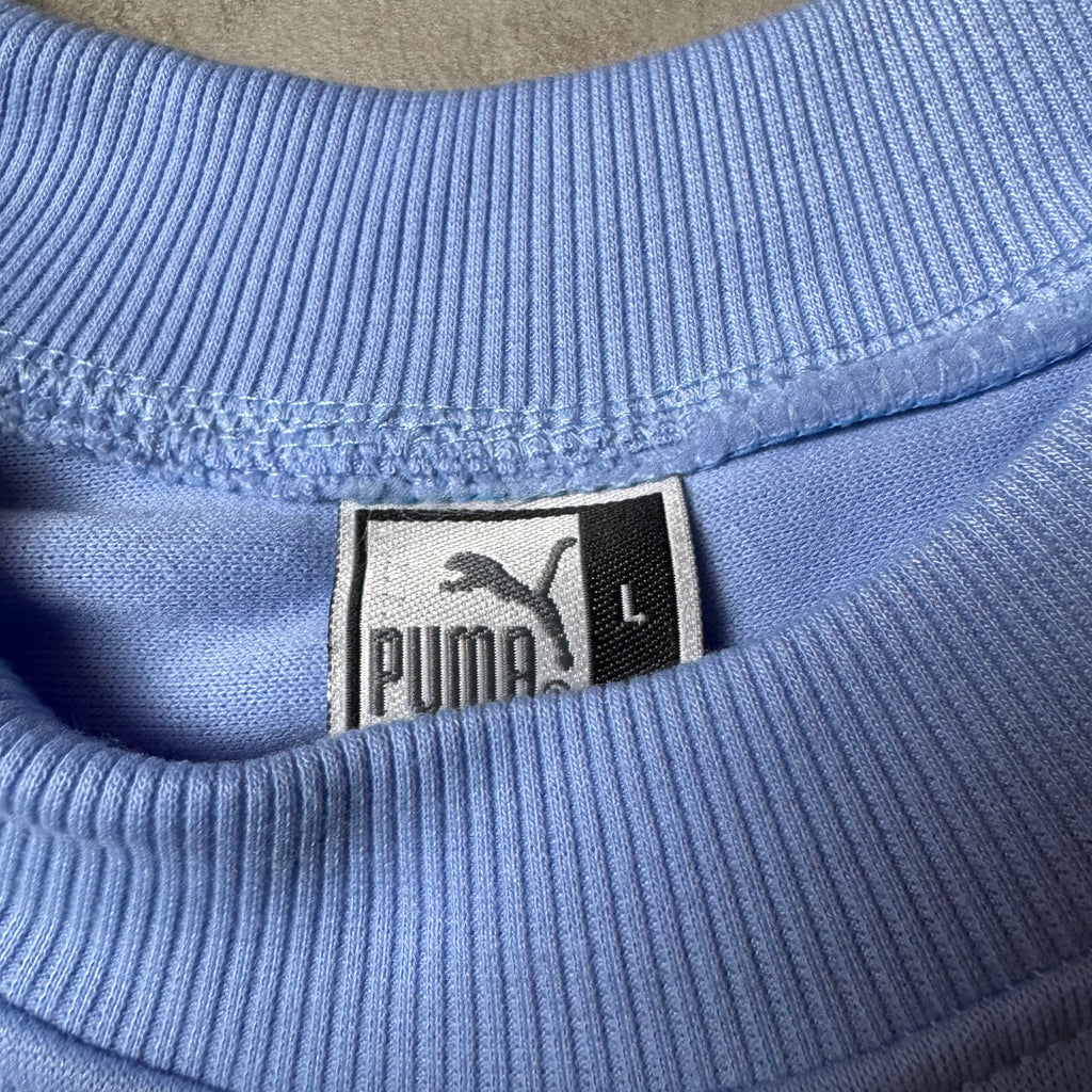 Blue Puma Vintage Sweatshirt - L