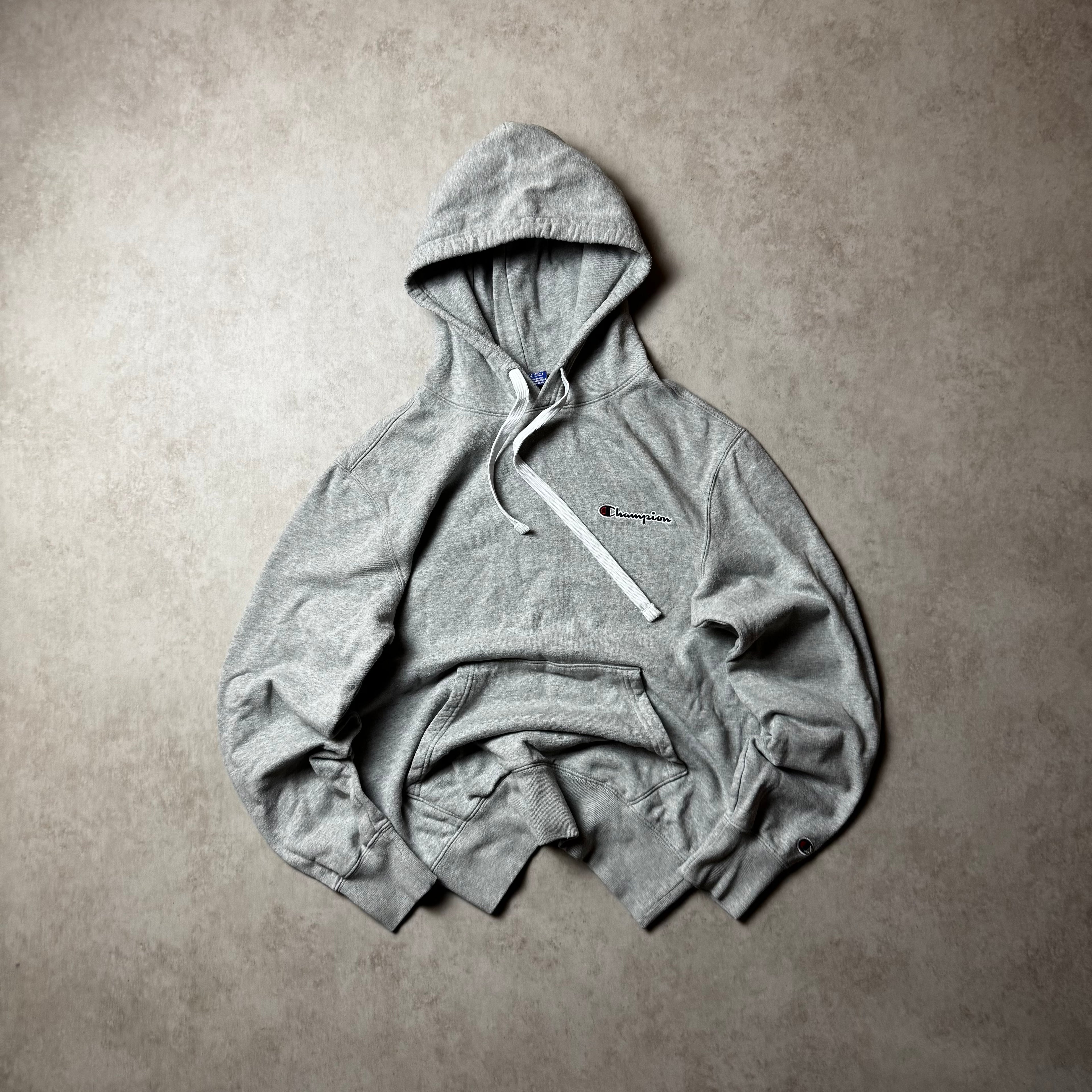 Gray Champion Embroidery Hoodie - Size L