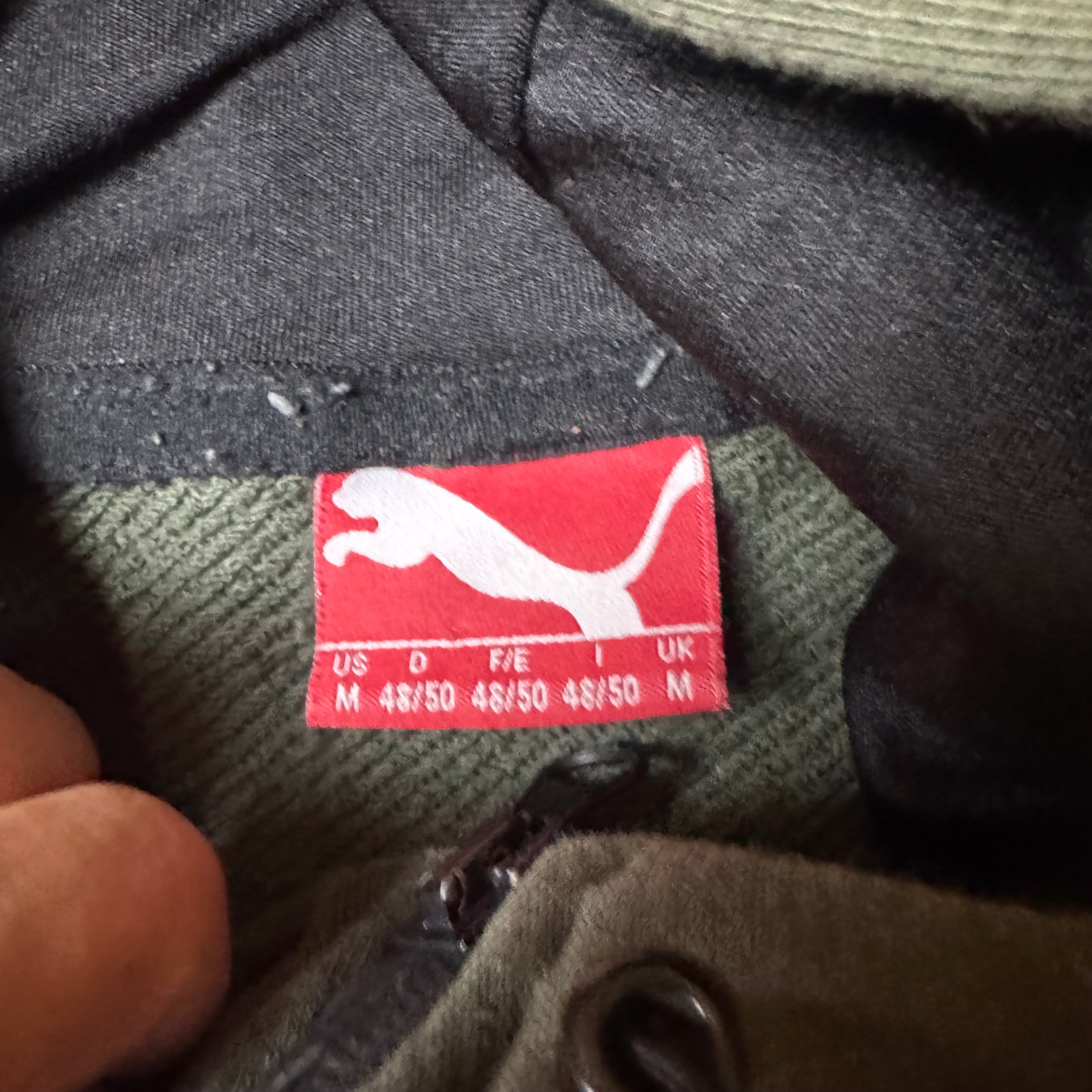 Dark Green Puma Ferrari Zip Up Hoodie - M