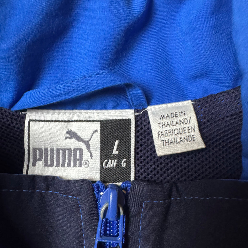 Blue Puma Vintage Windbreaker - L