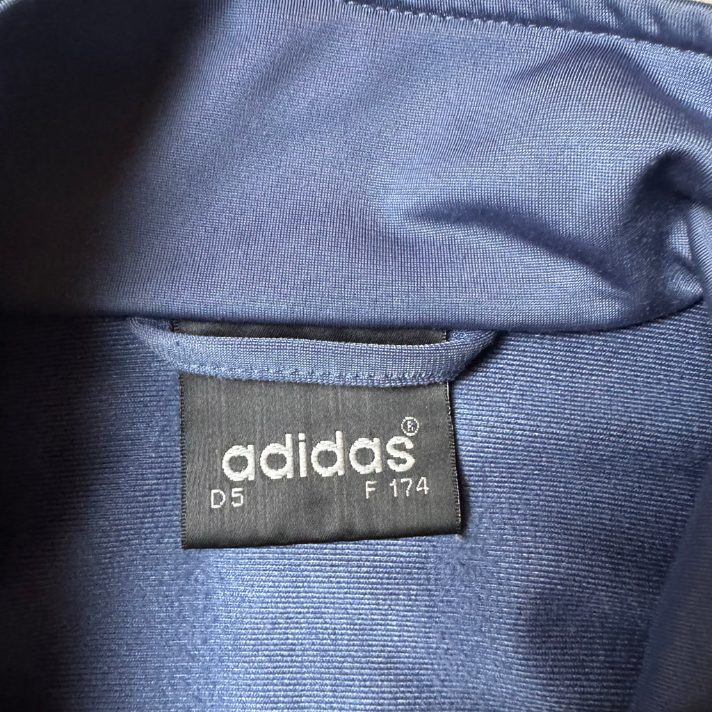 Navy Adidas Zip Up Hoodie - M