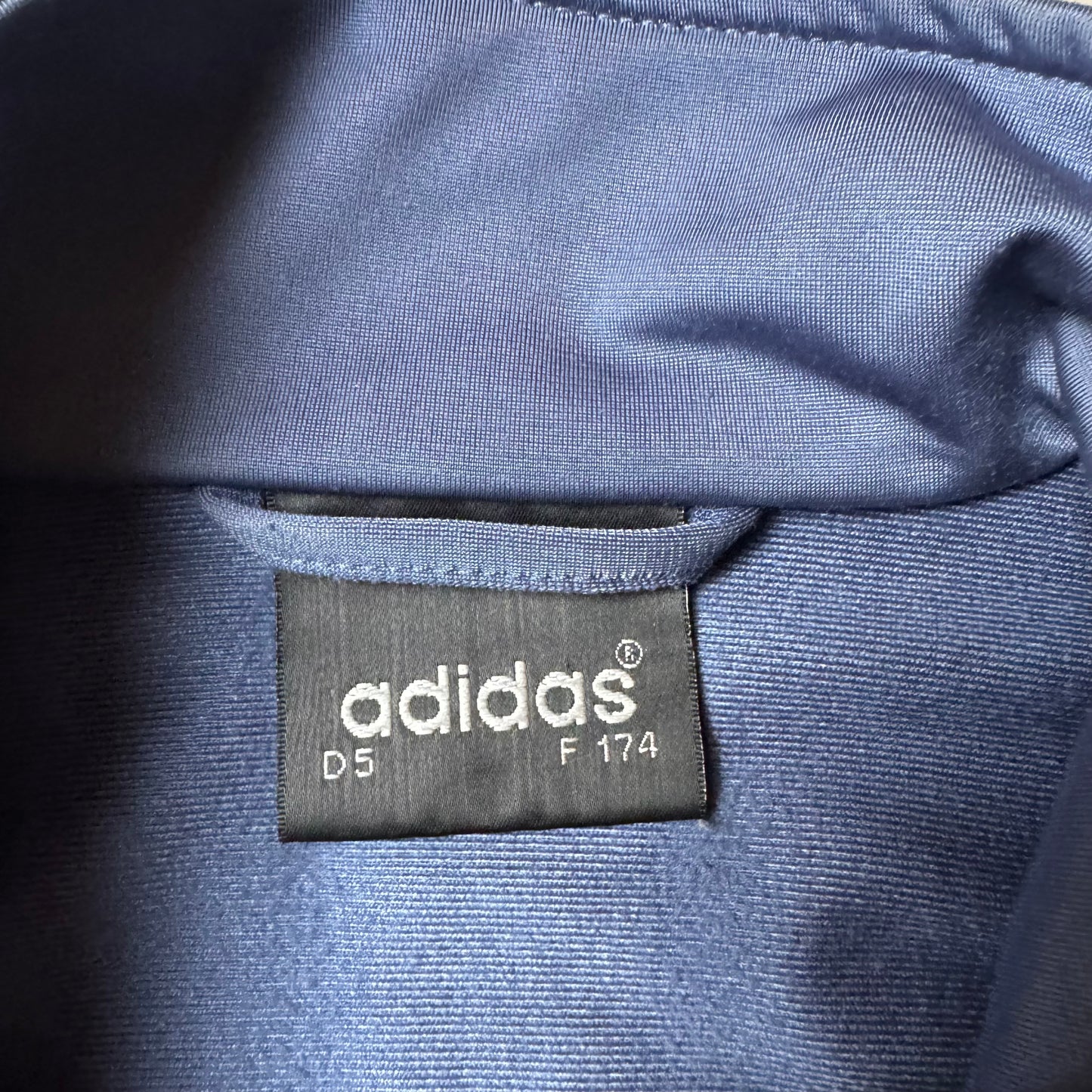 Navy Adidas Zip Up Hoodie - M