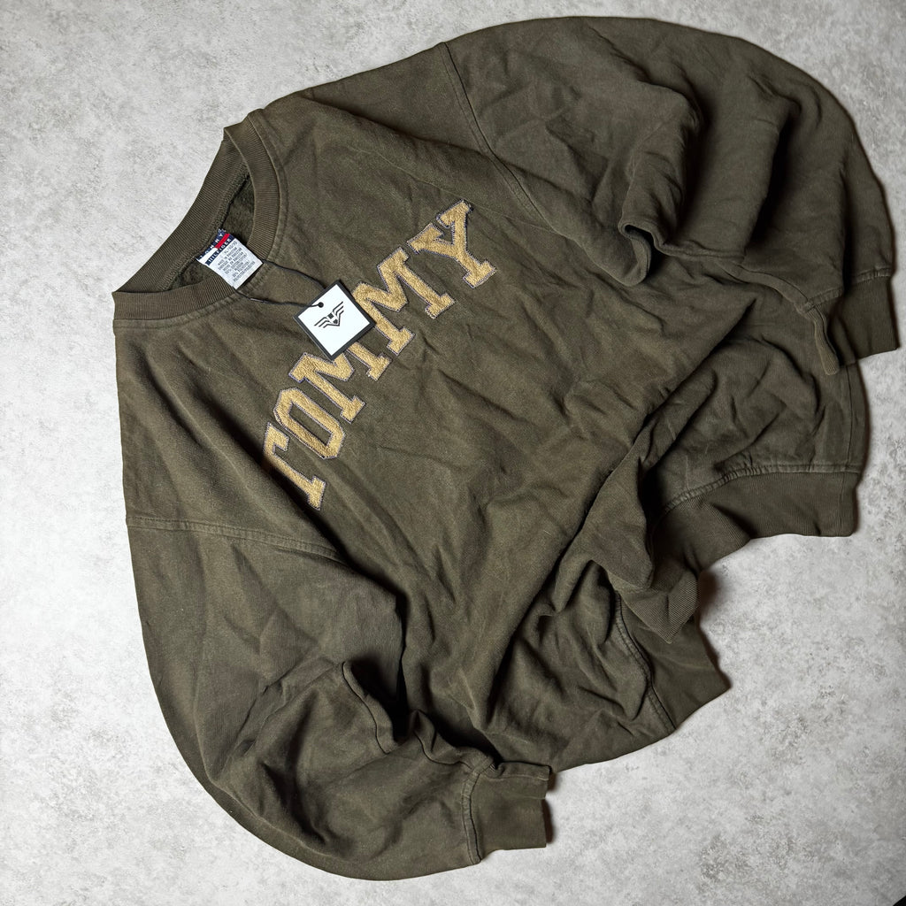 Dark Green Tommy Hilfiger Sweatshirt - Size XL