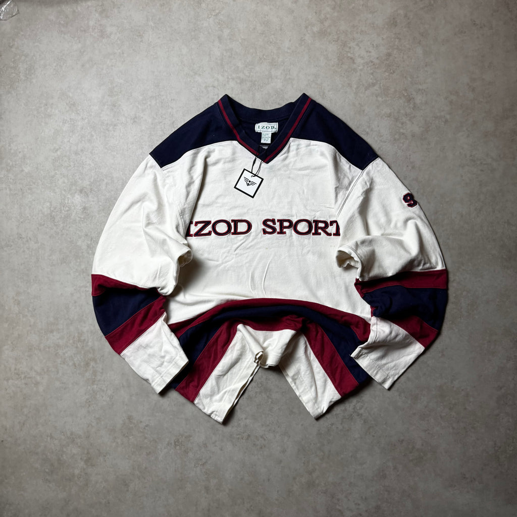 White IZOD Sweatshirt - Size L