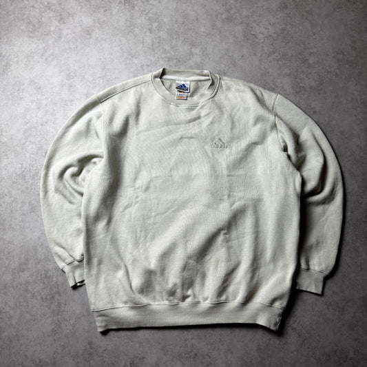 Beige Adidas Vintage Sweatshirt - M
