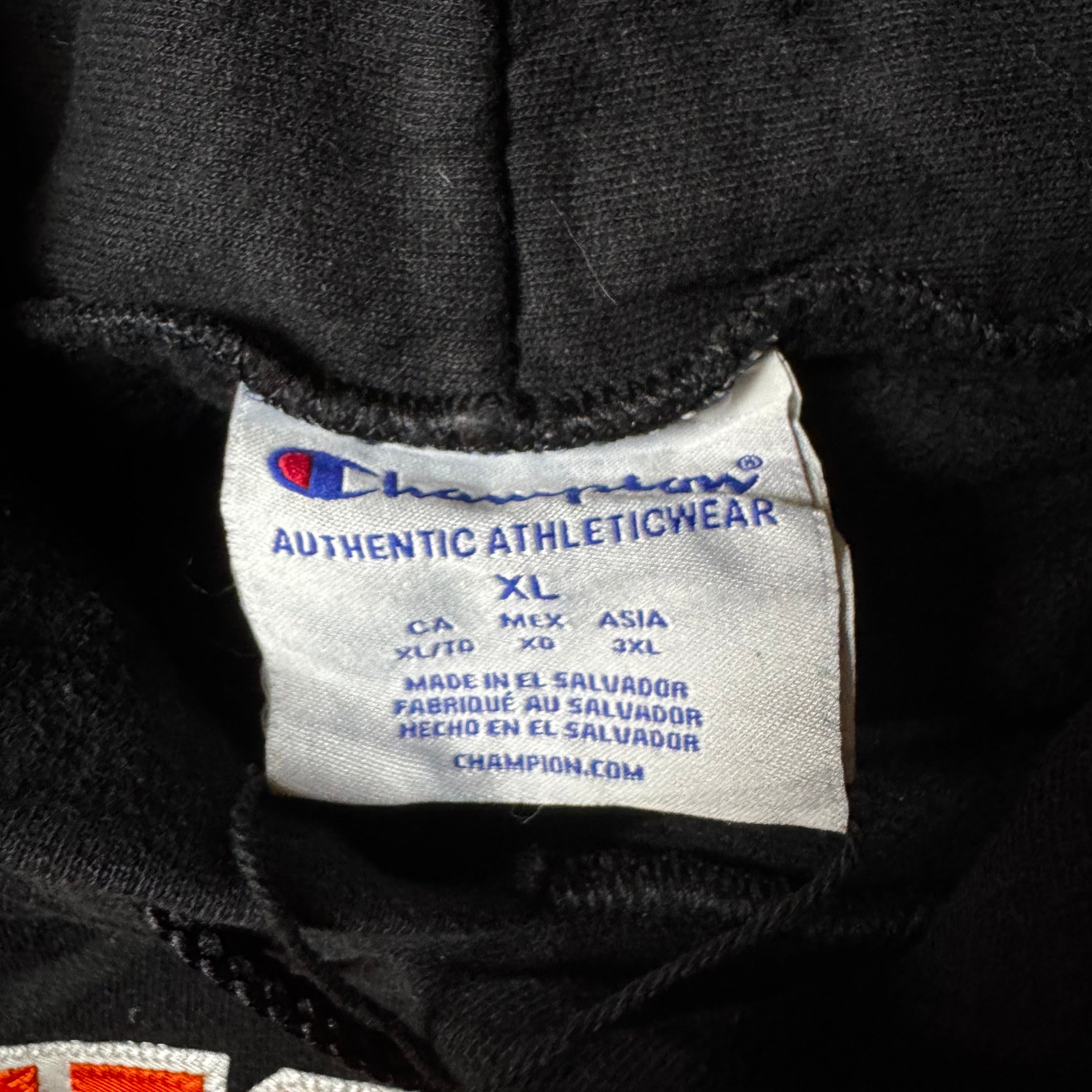 Black Champion Hoodie - Size XL