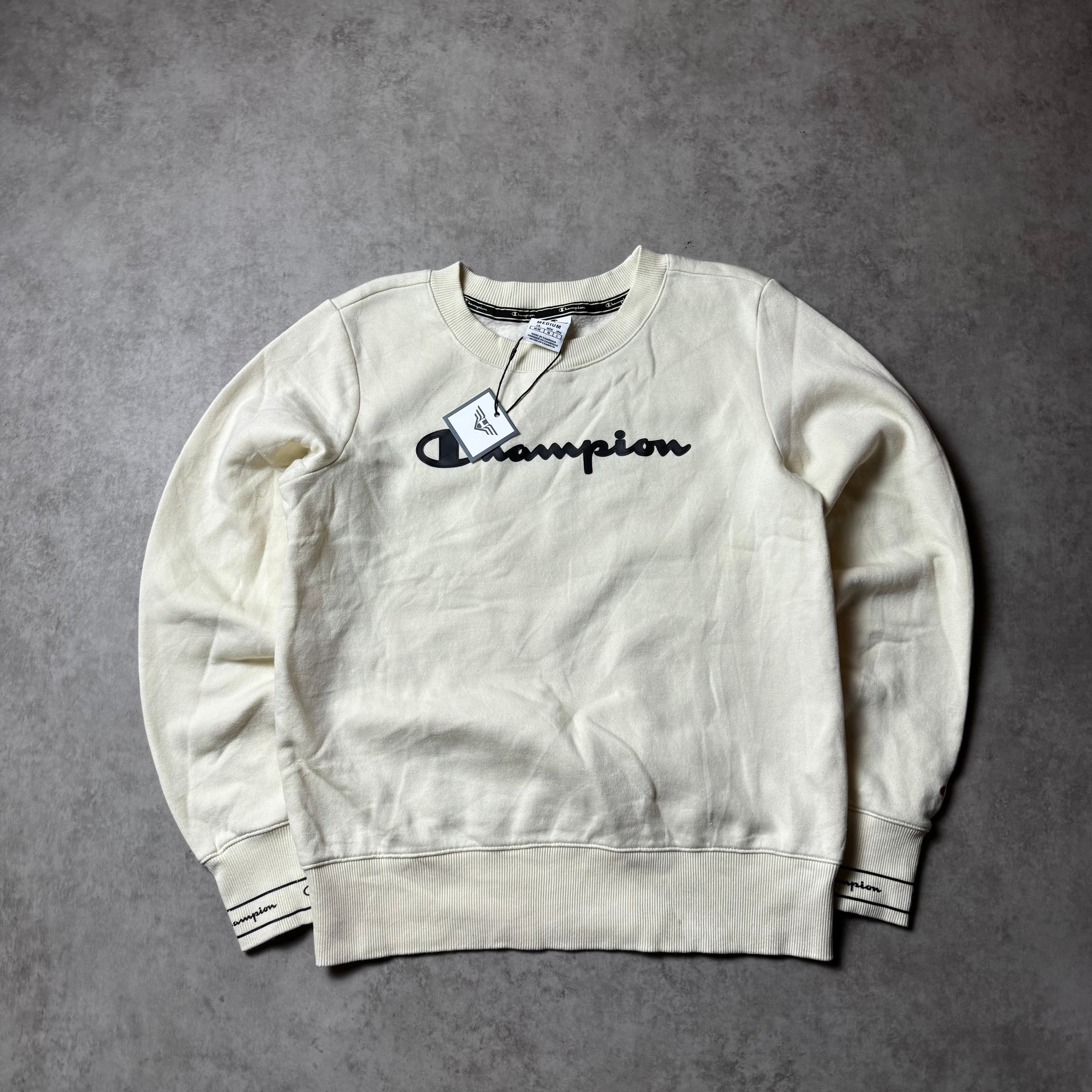 Beige Champion Sweatshirt - M