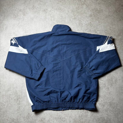 Navy Champion Vintage Cropped Windbreaker - L
