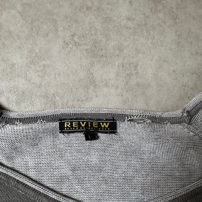 Gray Review Long Sleeve - L