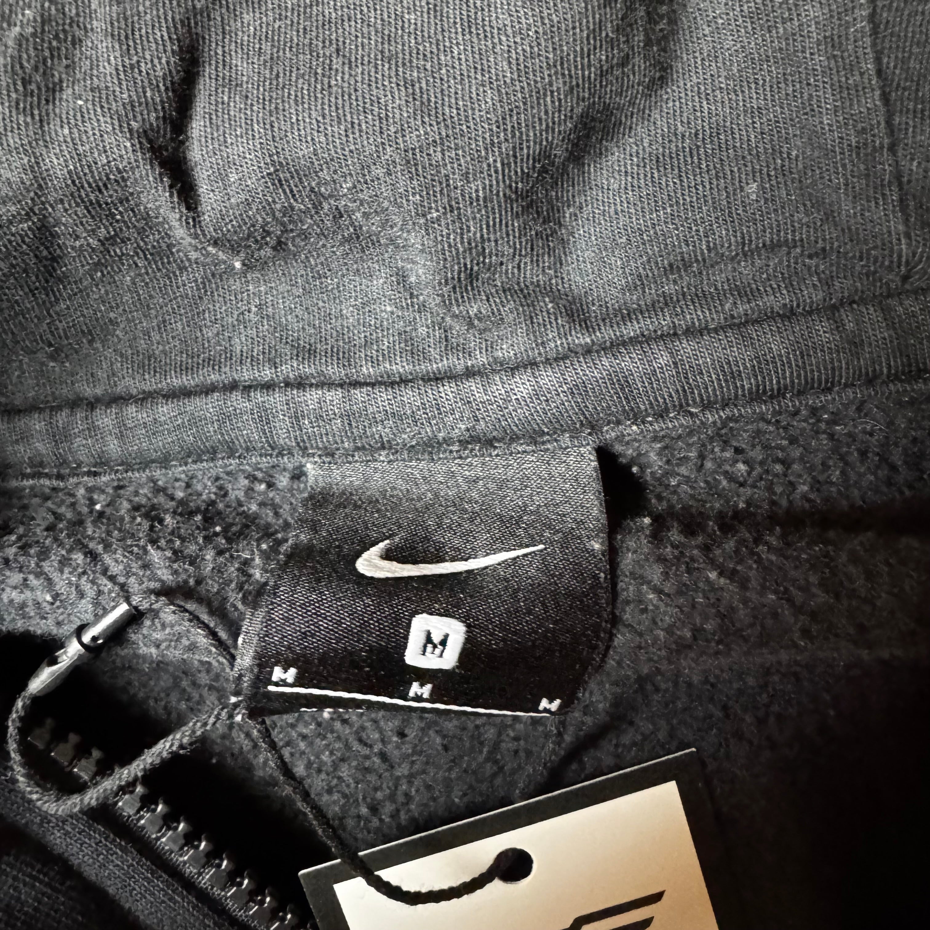 Black Nike Zip Up Hoodie - M