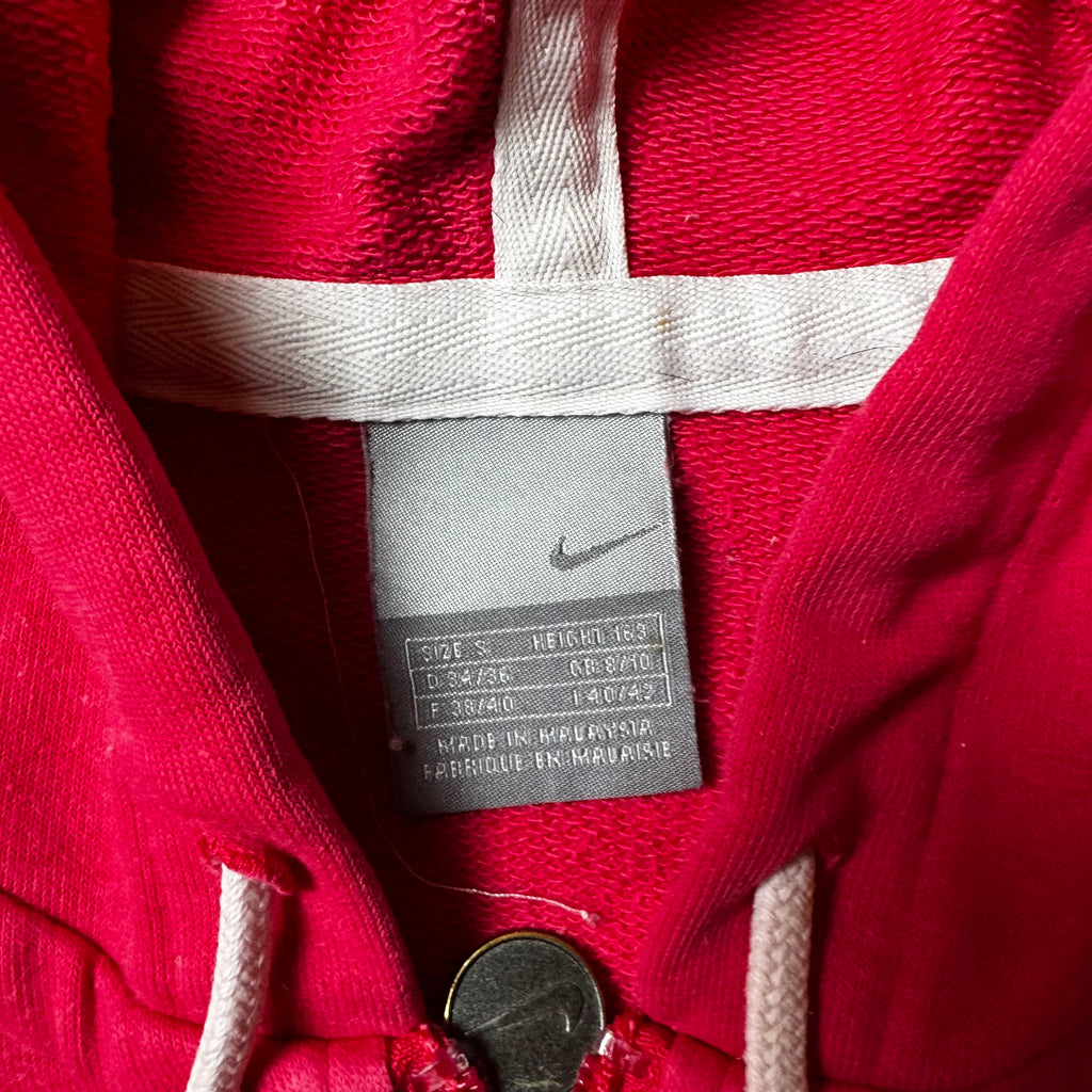 Pink Nike Air Zip Up Hoodie - S