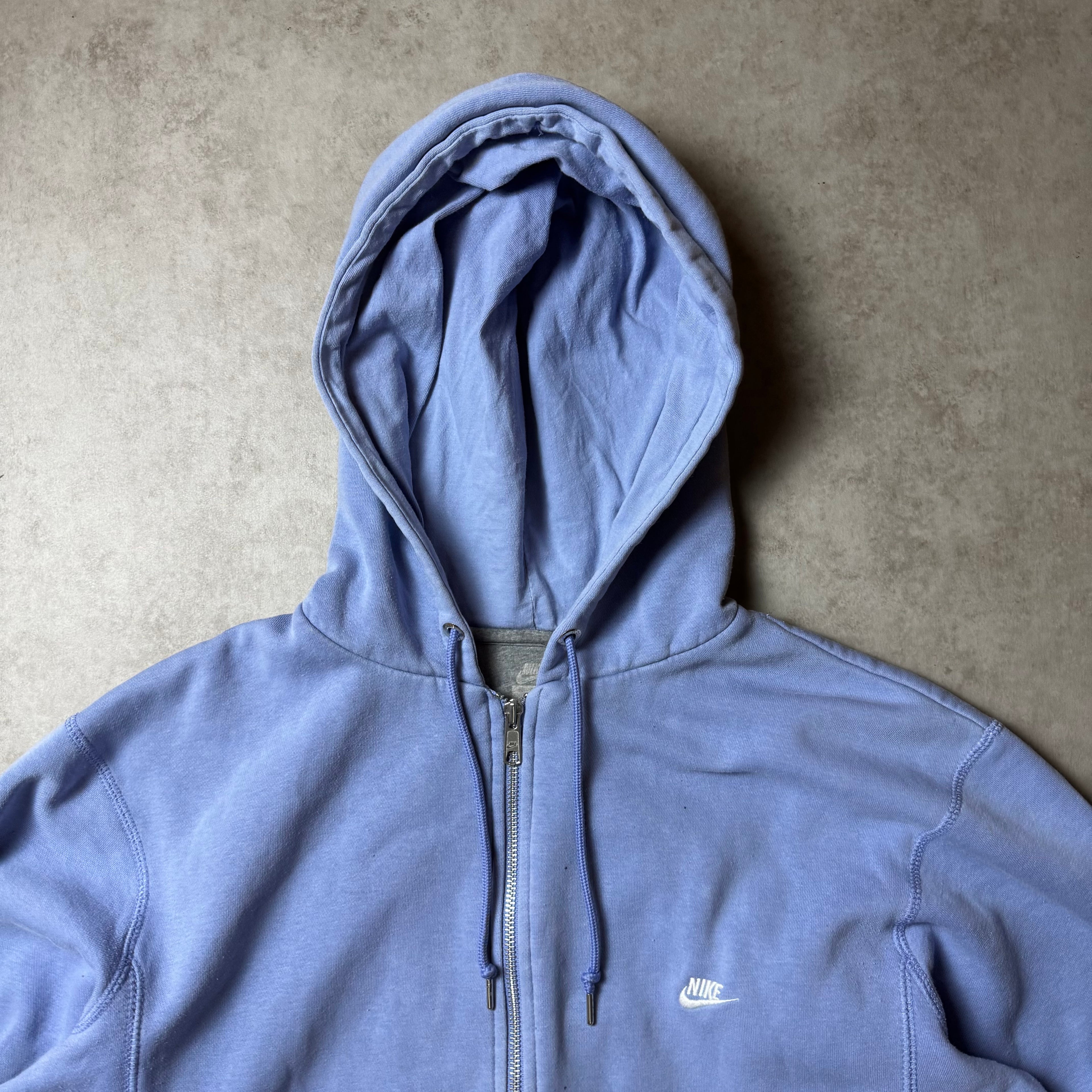 Blue Nike Zip Up Hoodie - L