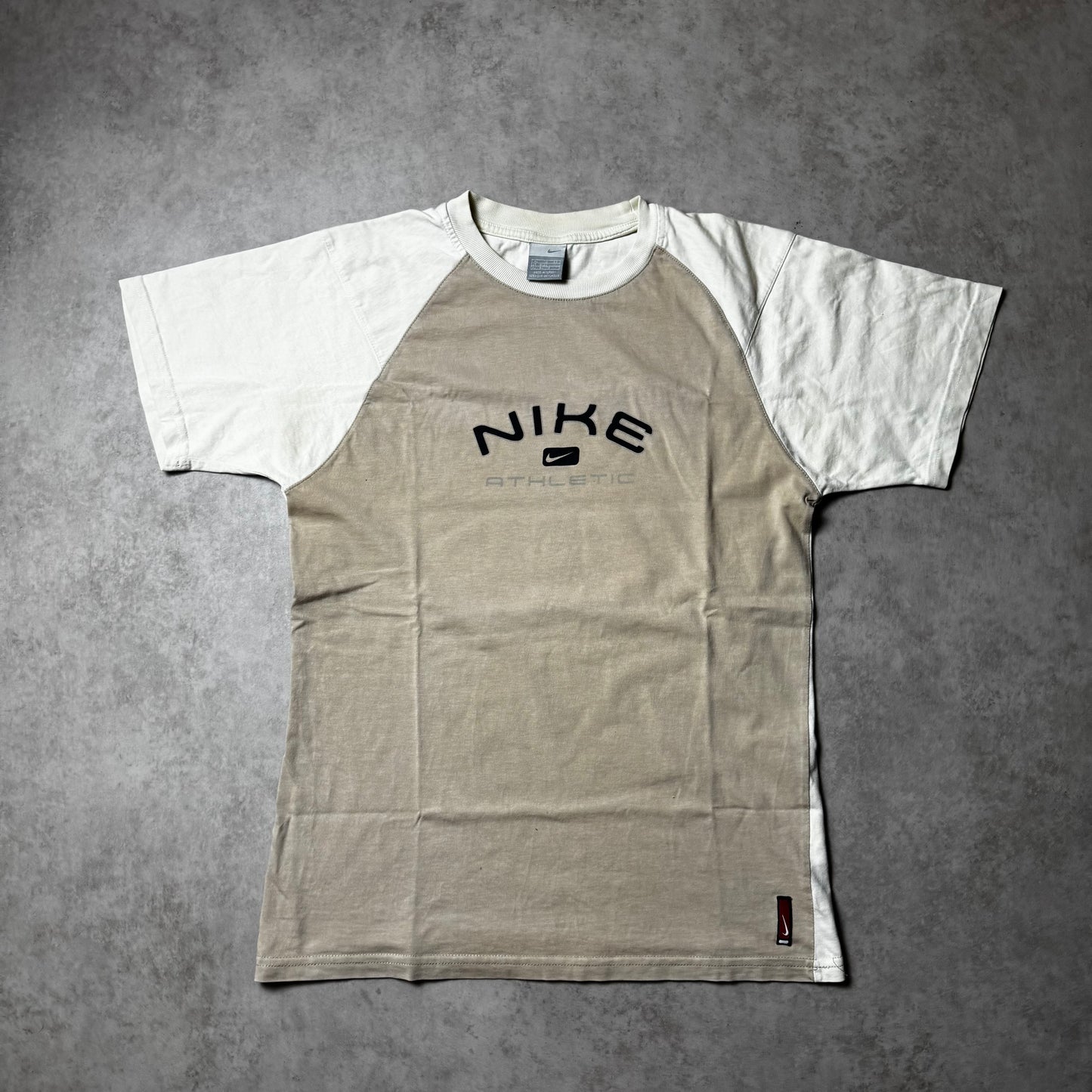 Beige Vintage Nike Sports Tee - XL (M)