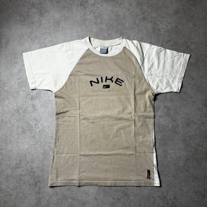 Beige Vintage Nike Sports Tee - XL (M)