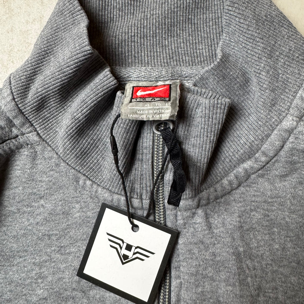 Gray Nike Team Quarter Zip - Size XL