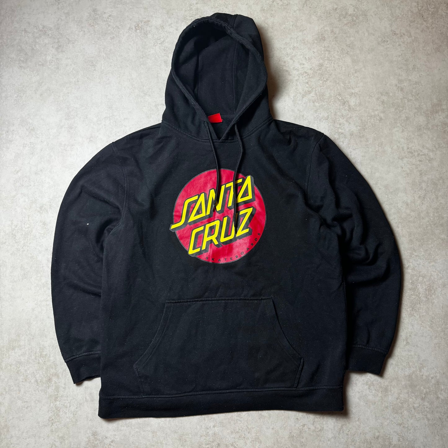 Black Santa Cruz Hoodie - L