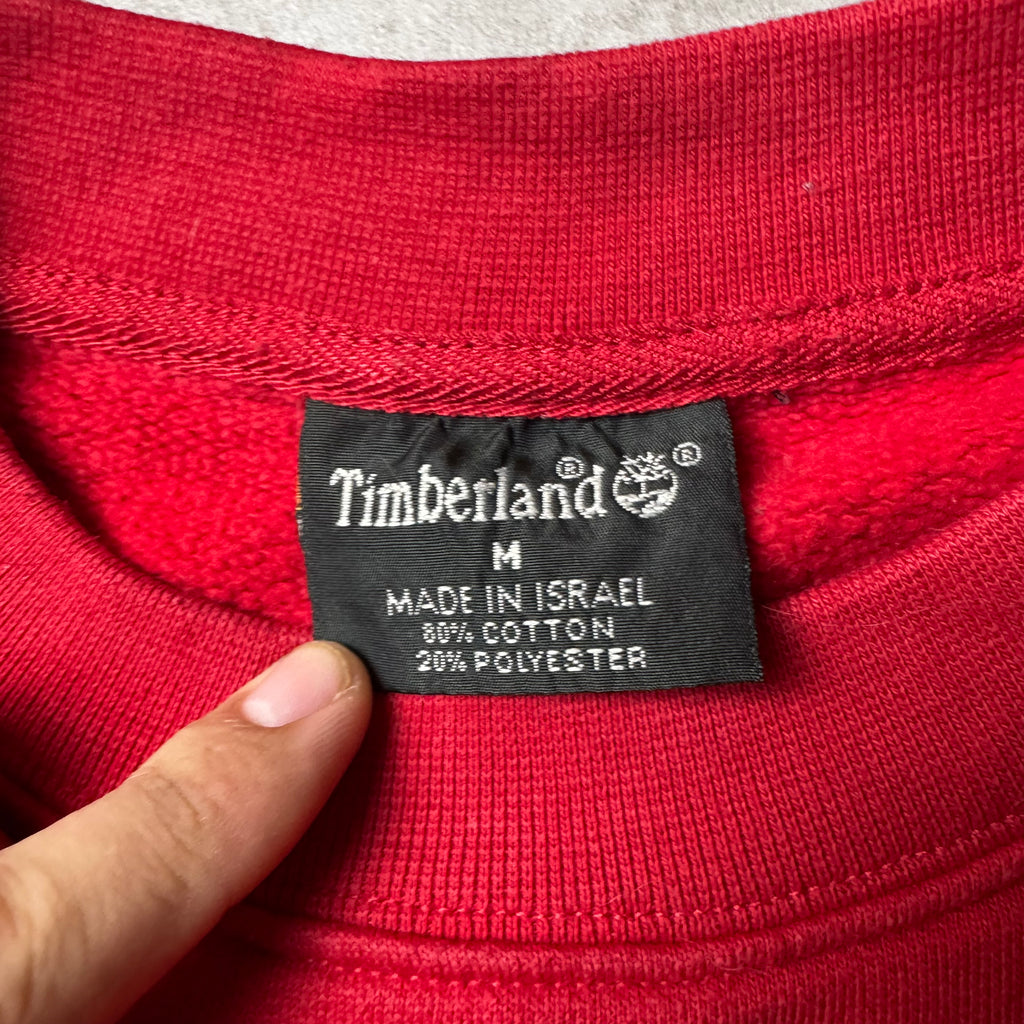 Red Timberland Sweatshirt - M