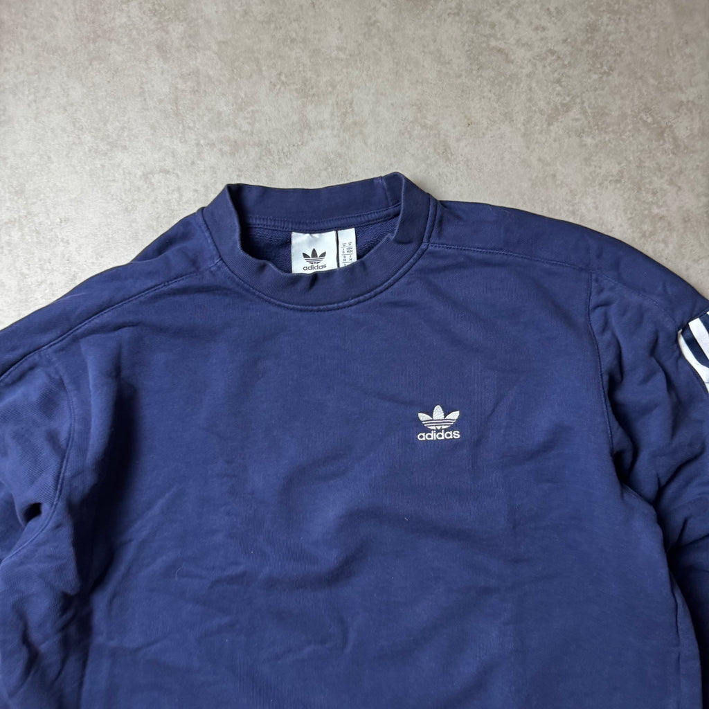 Navy Adidas Sweatshirt - M