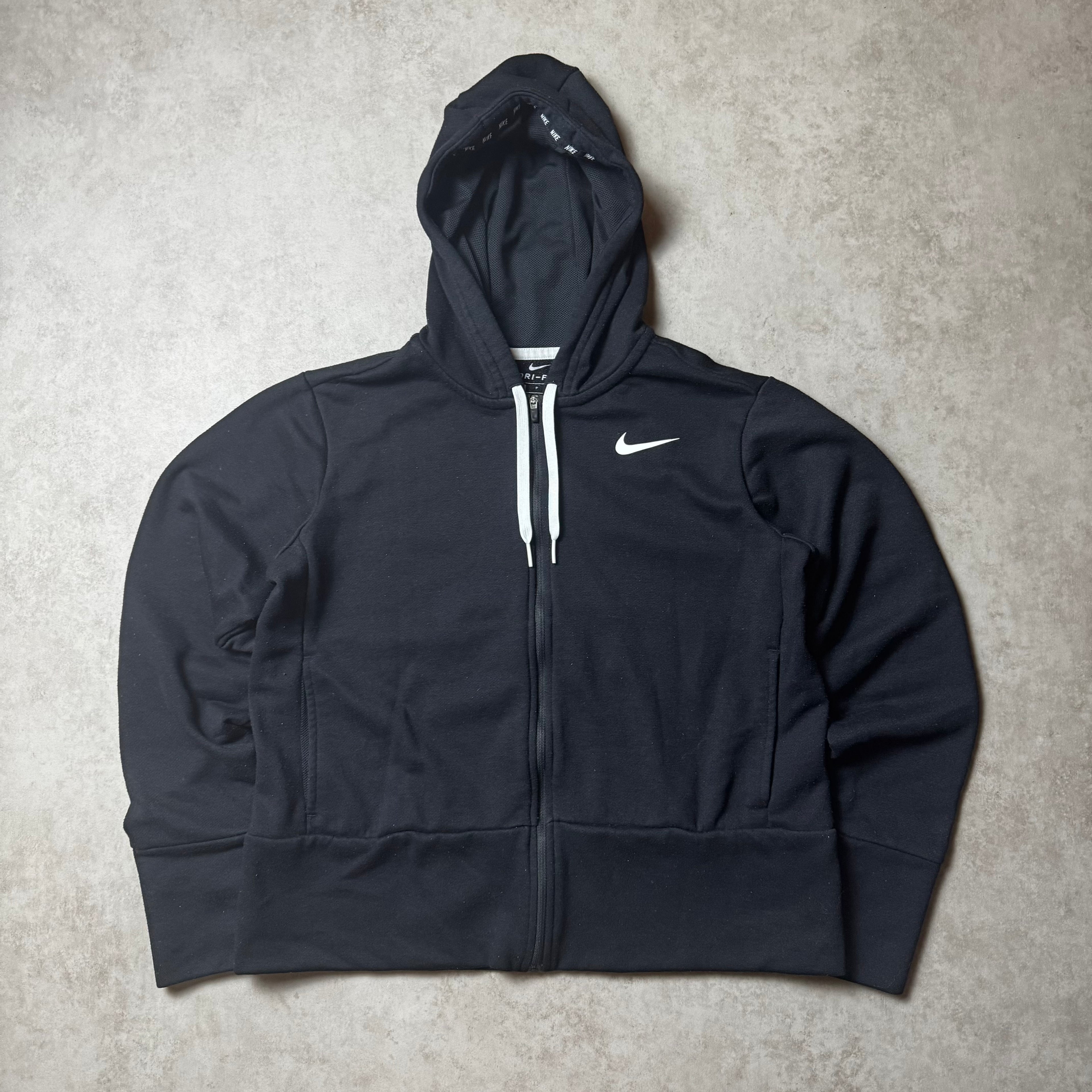 Black Nike Zip Up Hoodie - S (XS)