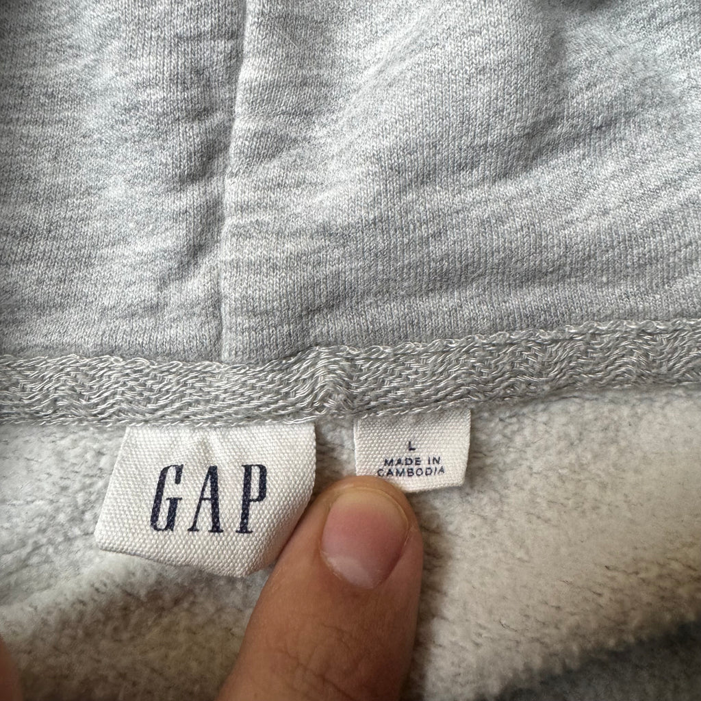 Gray GAP Zip Up Hoodie - S