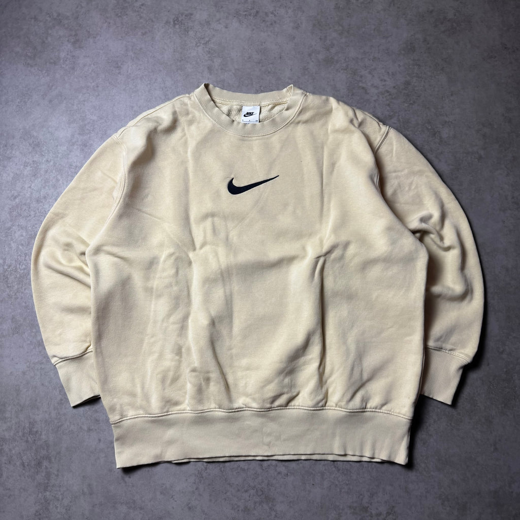 Yellow Nike Sweatshirt - M