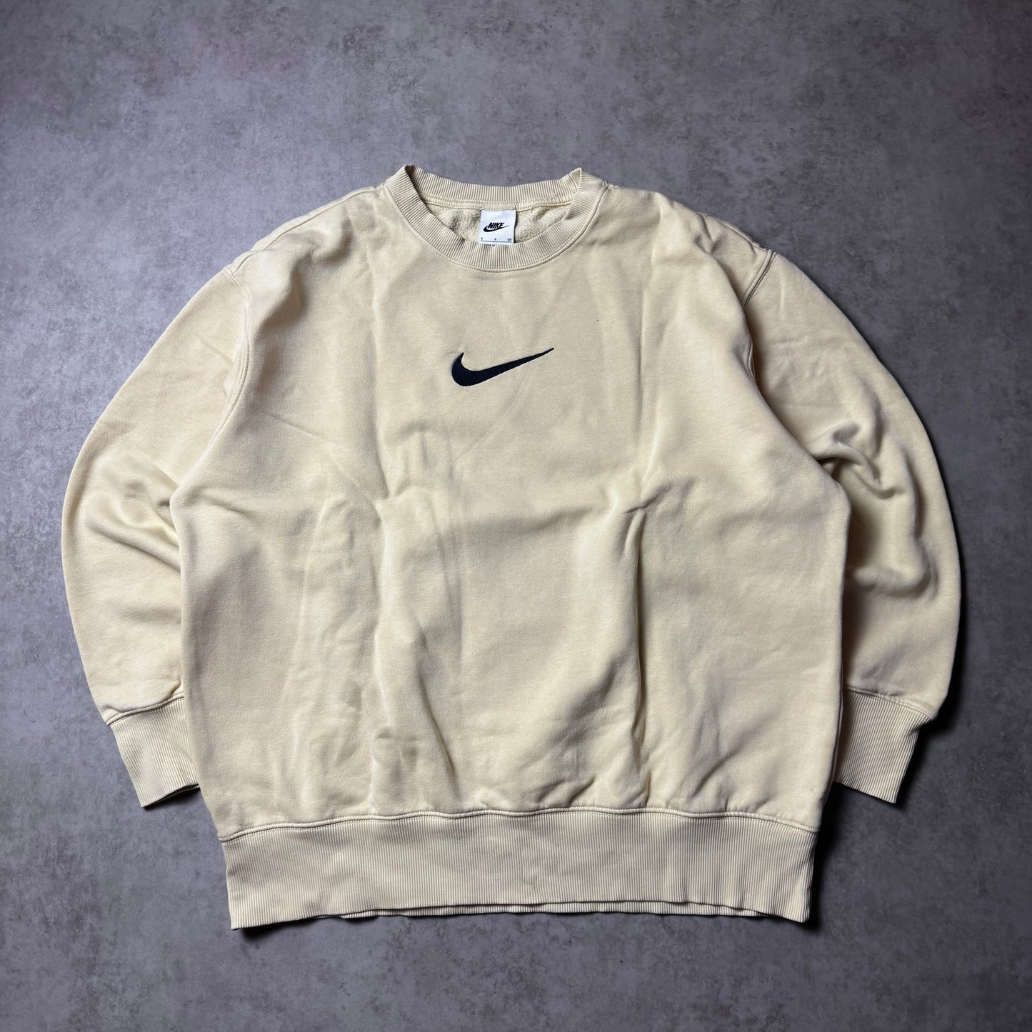 Yellow Nike Sweatshirt - M