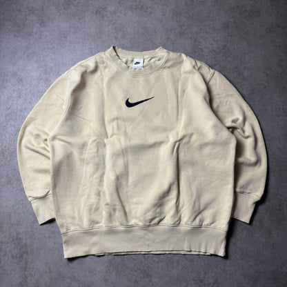 Yellow Nike Sweatshirt - M