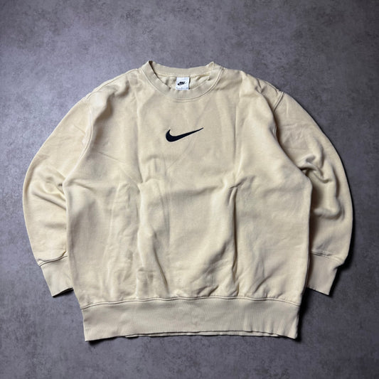 Yellow Nike Sweatshirt - M