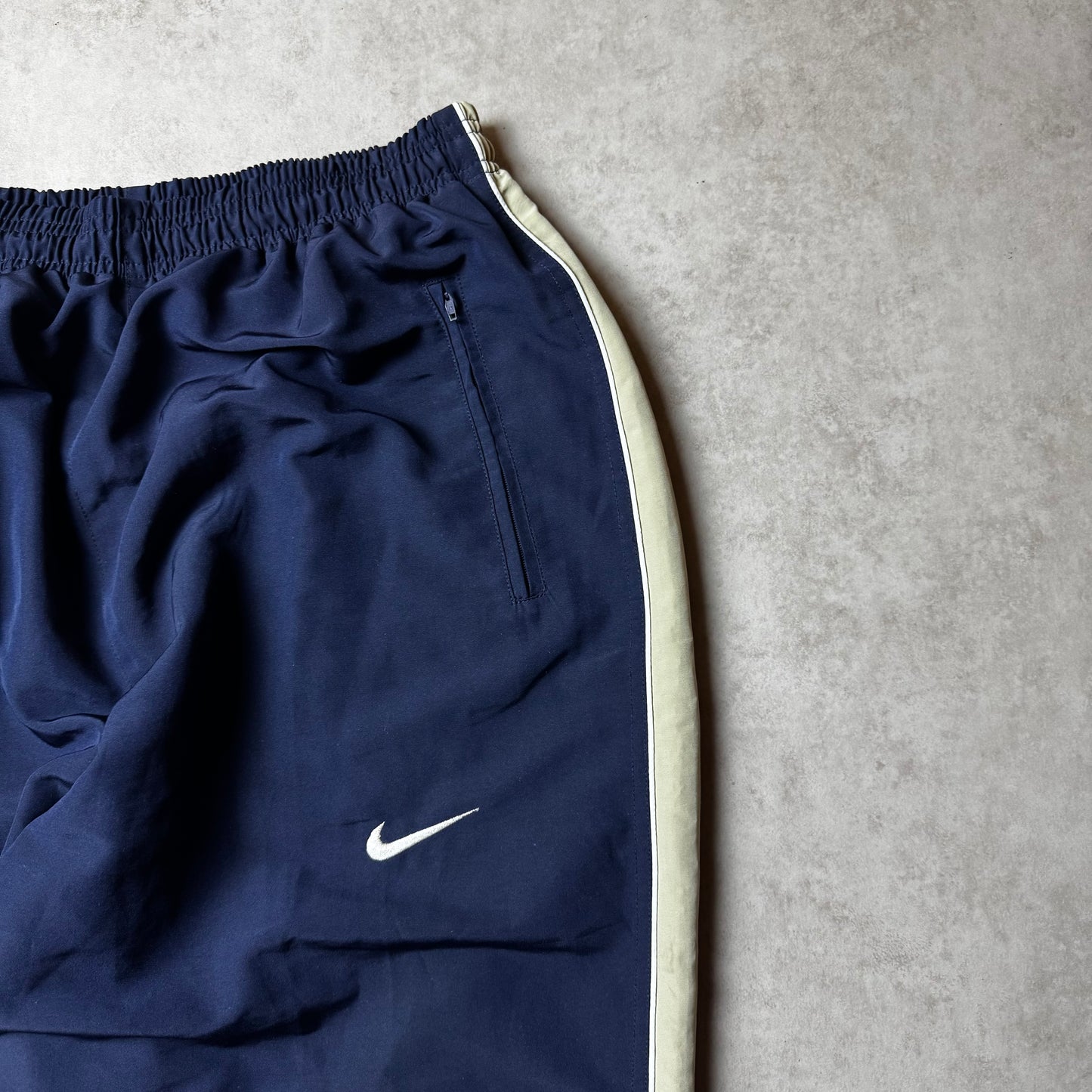 Navy Nike Vintage Baggy Trackpants - L