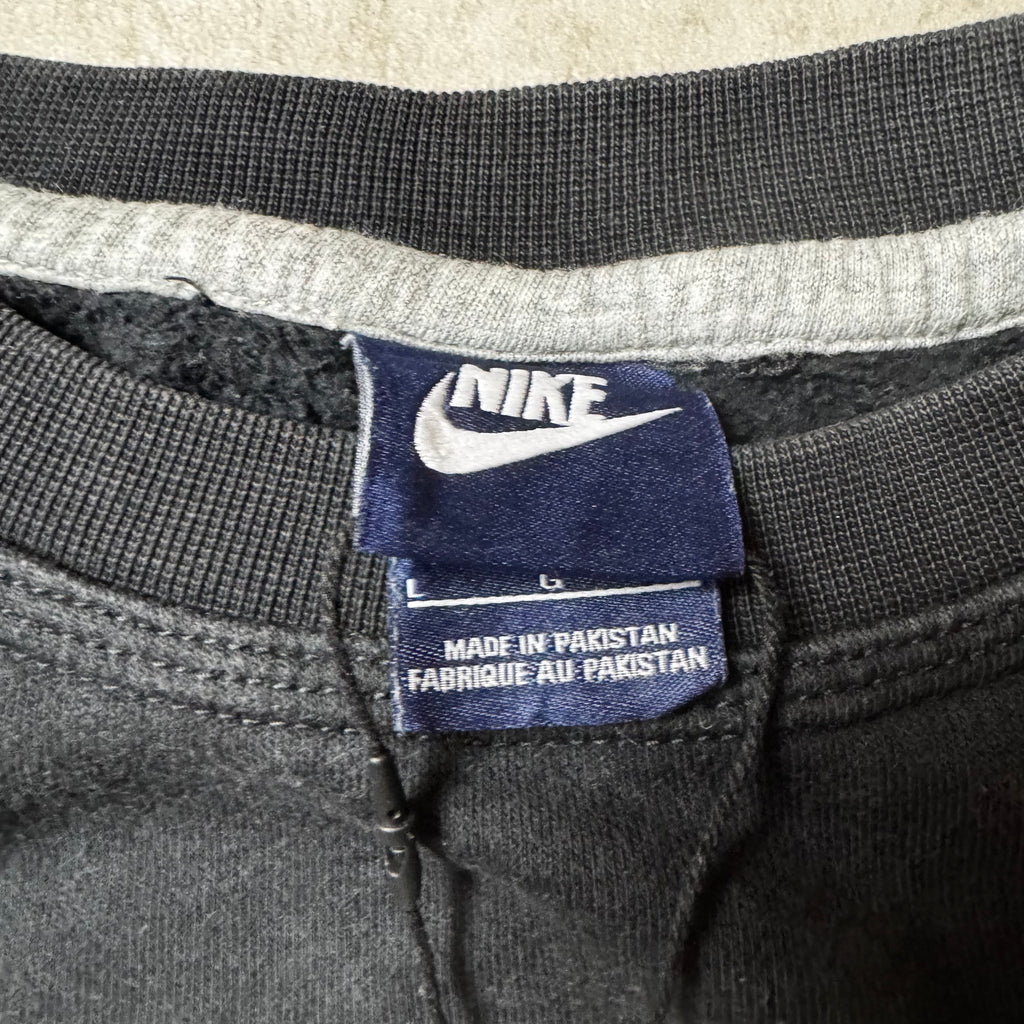 Black Nike Small Swoosh Sweatshirt - Size L