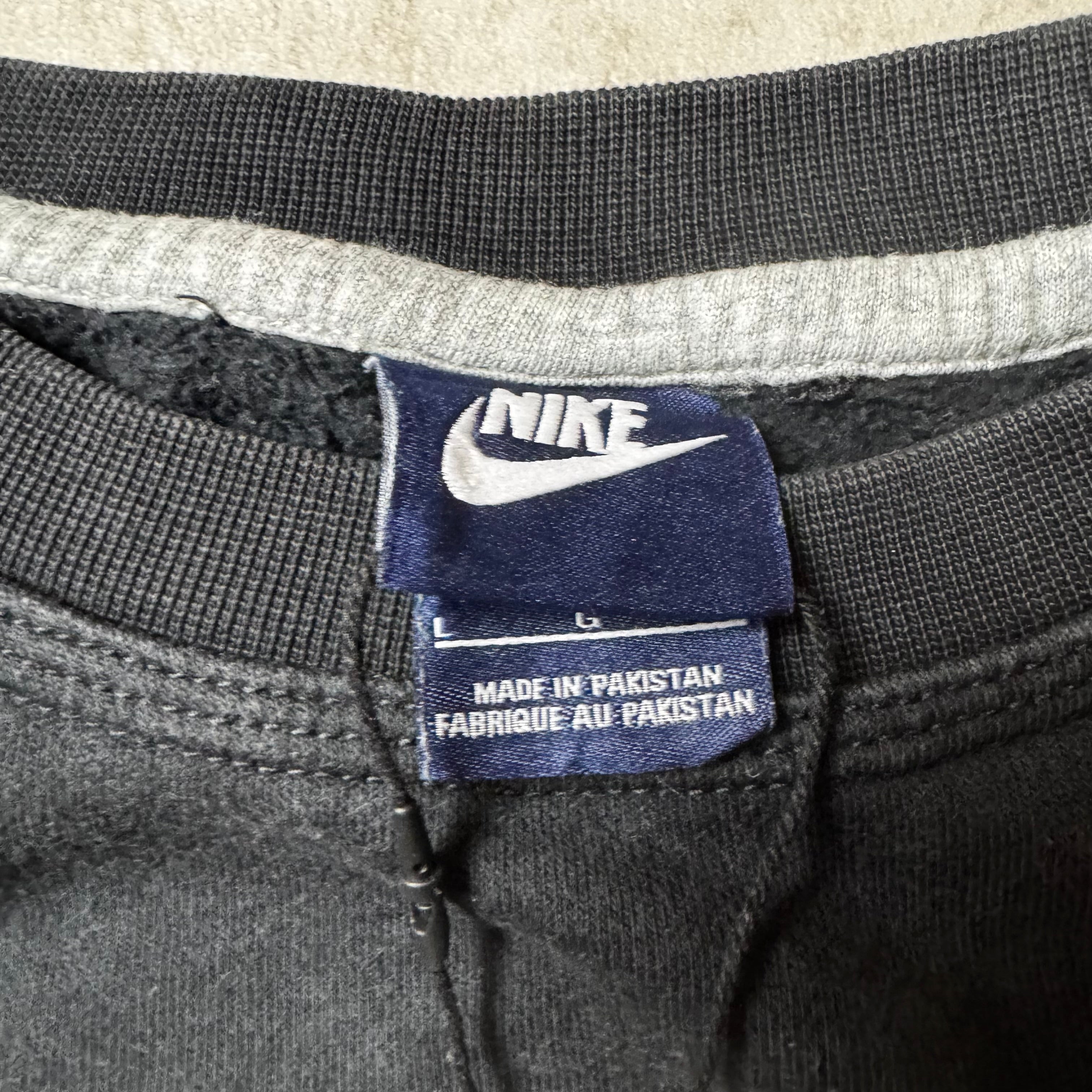 Black Nike Small Swoosh Sweatshirt - Size L