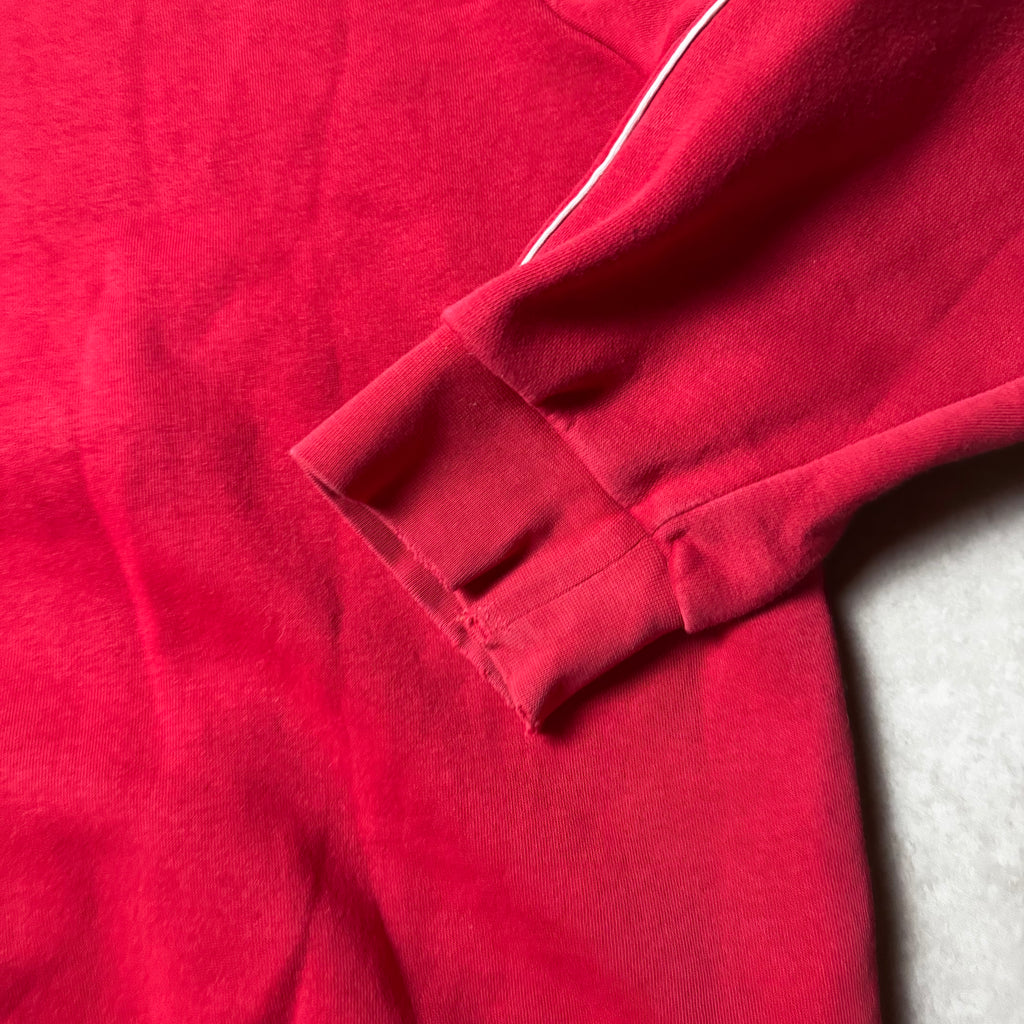 Red Adidas Hoodie - L