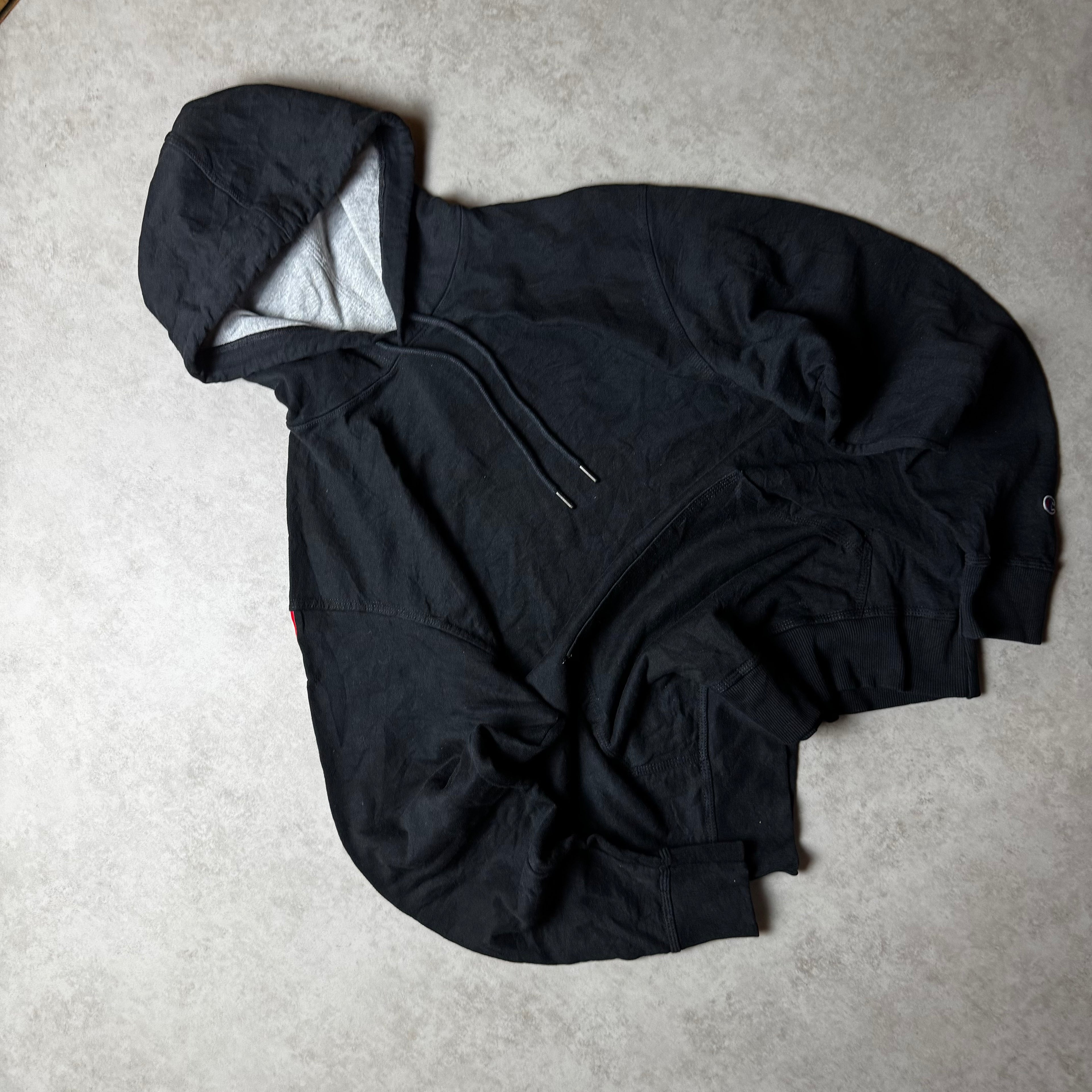 Black Champion Hoodie - Size L