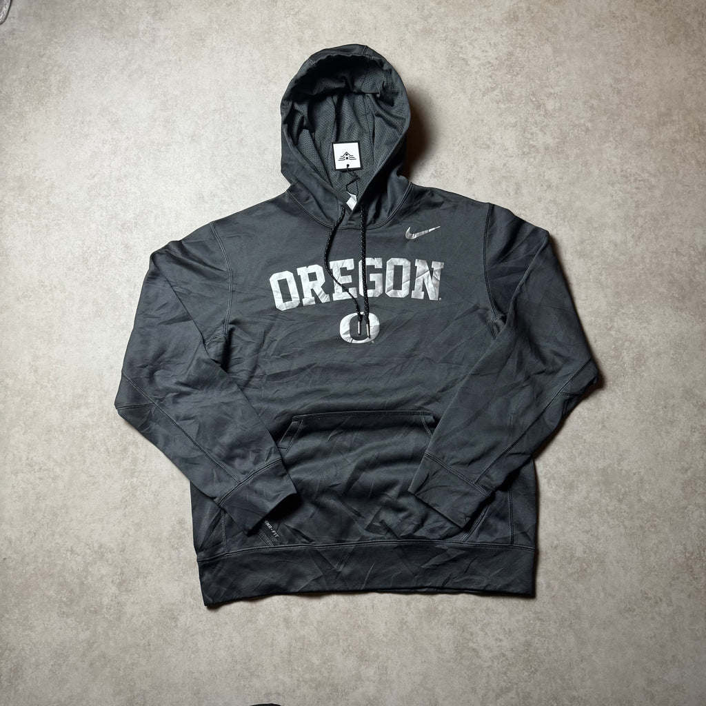 Gray Nike Oregon Hoodie - Size M