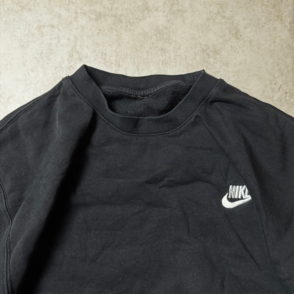 Black Nike Swoosh Sweatshirt - Size S