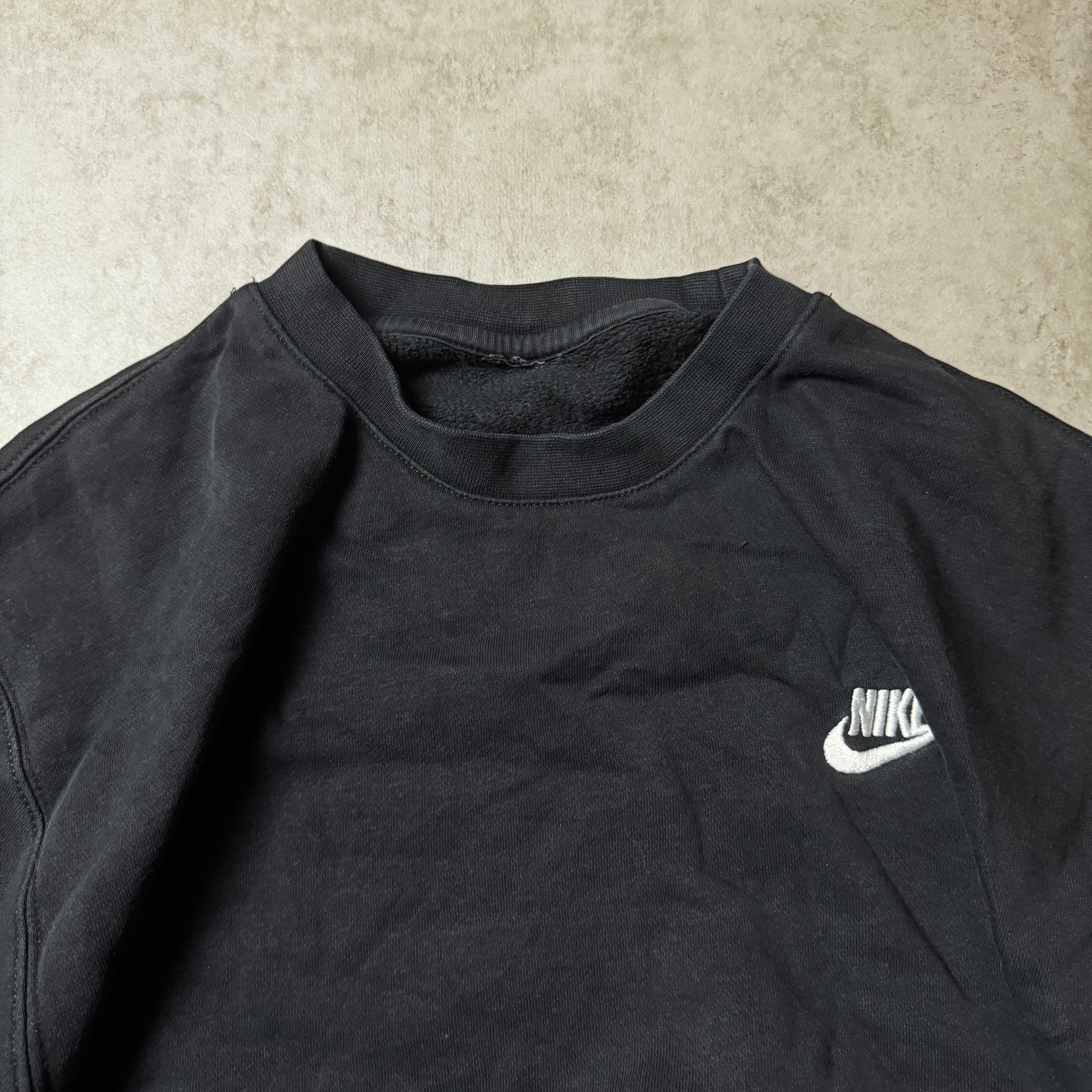 Black Nike Swoosh Sweatshirt - Size S