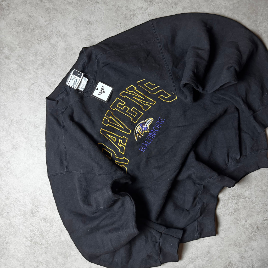 Black Puma Ravens Sweatshirt - Size L