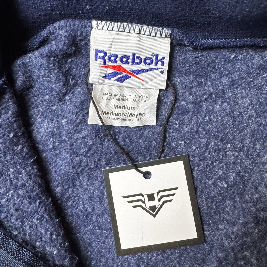 Dark Blue Reebok Quarter Zip - Size M