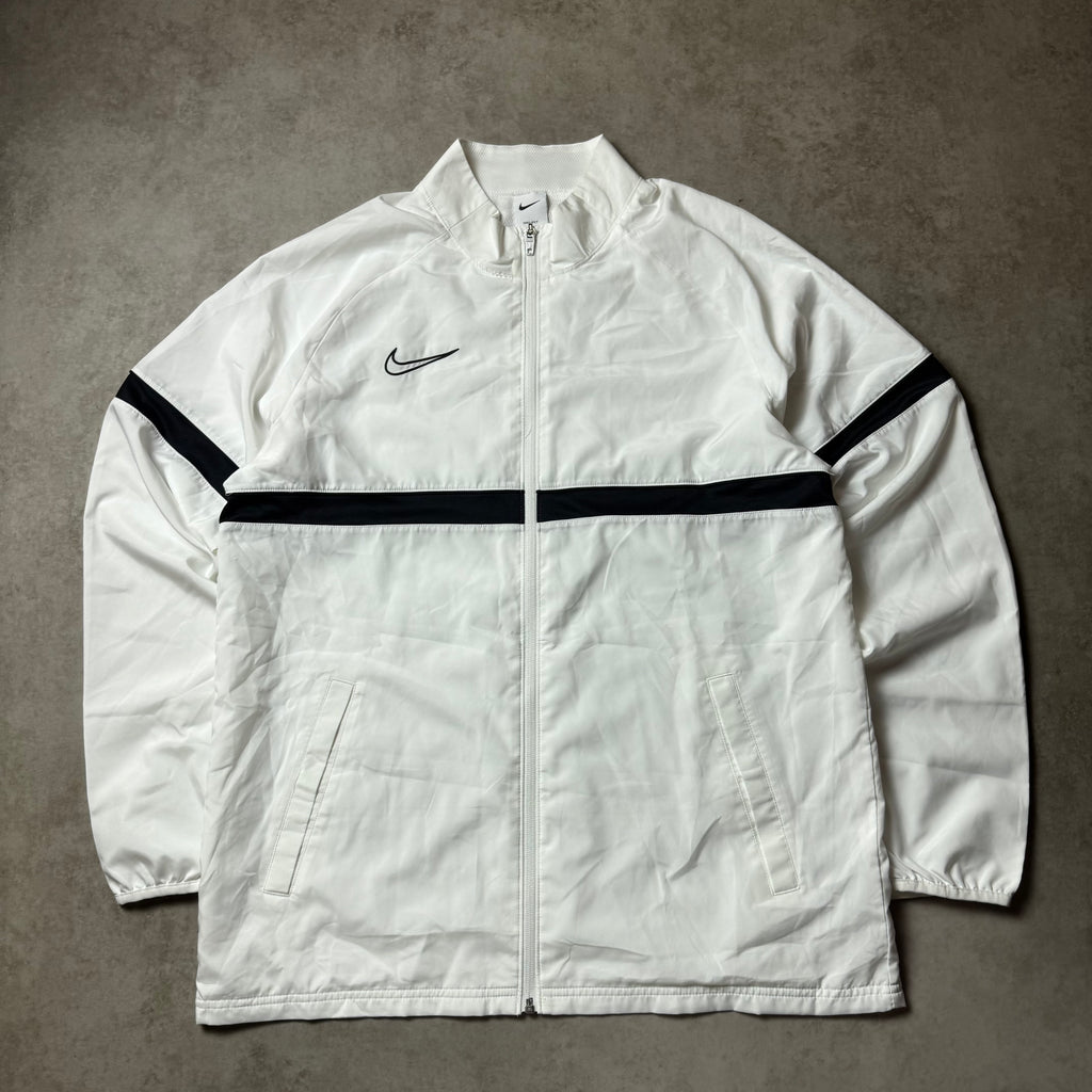 White Vintage Nike Windbreaker - L