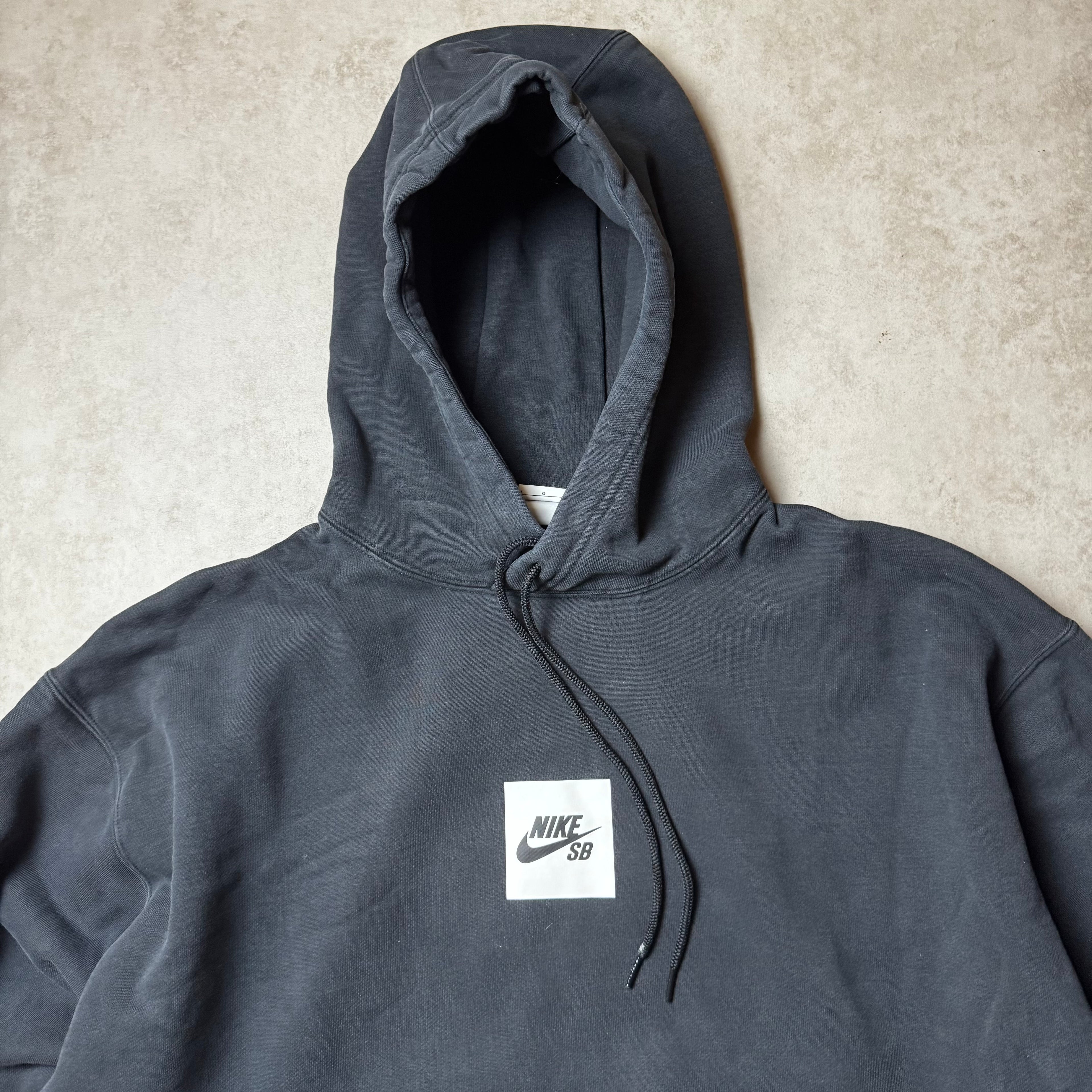Black Nike SB Heavy Cotton Hoodie - L