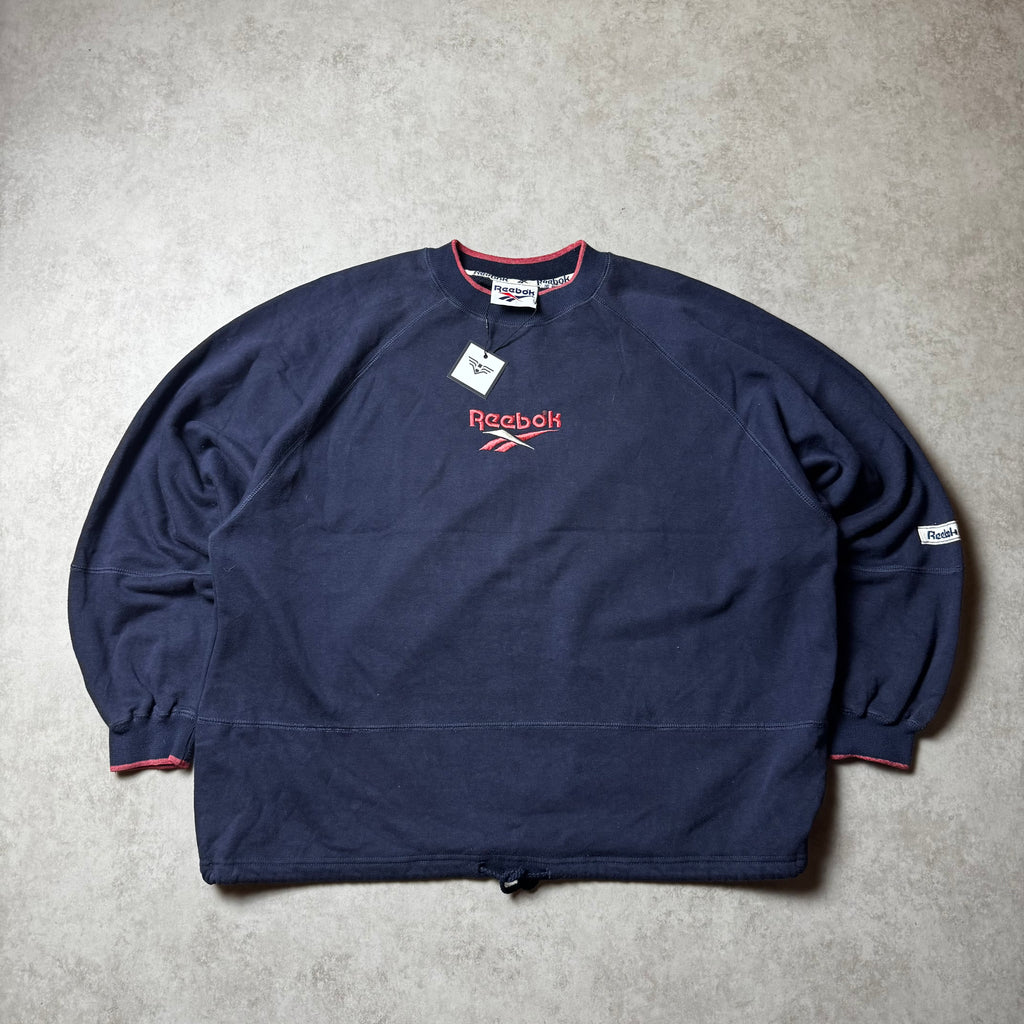 Navy Reebok Sweatshirt - L
