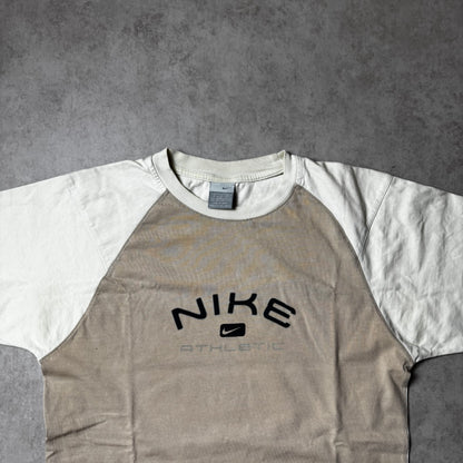 Beige Vintage Nike Sports Tee - XL (M)