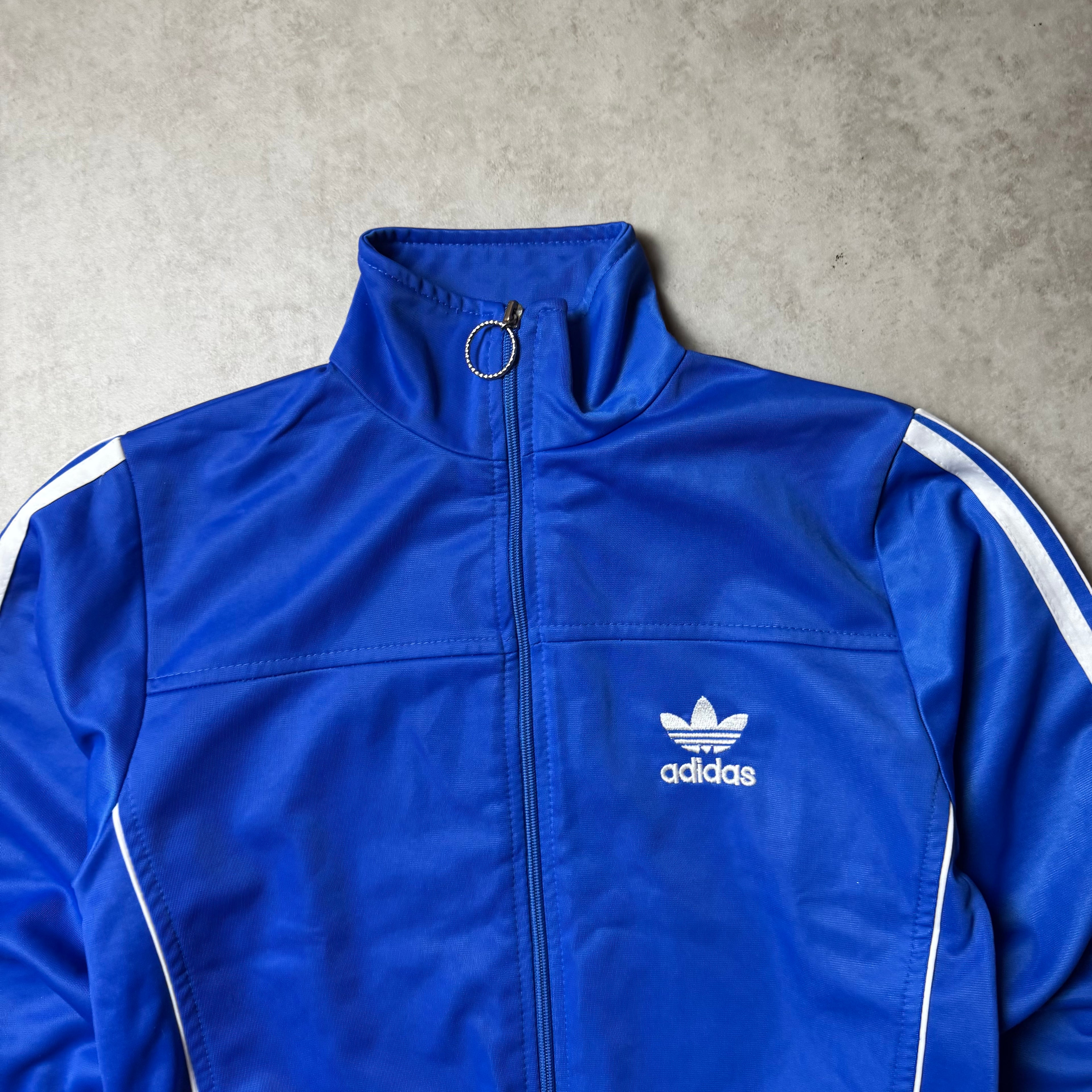 Blue Adidas Zip Up Hoodie - M