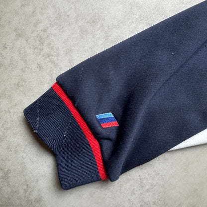 Navy Vintage Puma BMW Zip Up Hoodie - M