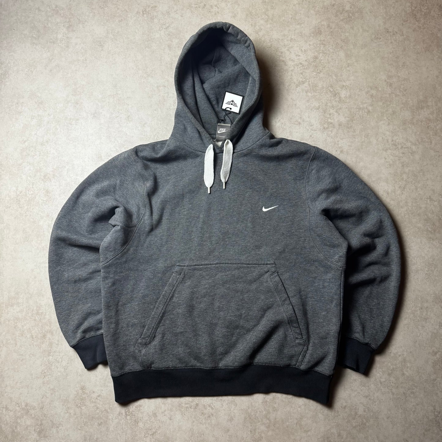 Gray Nike Vintage Hoodie - M