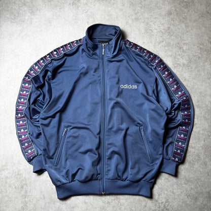 Navy Adidas Zip Up Hoodie - M