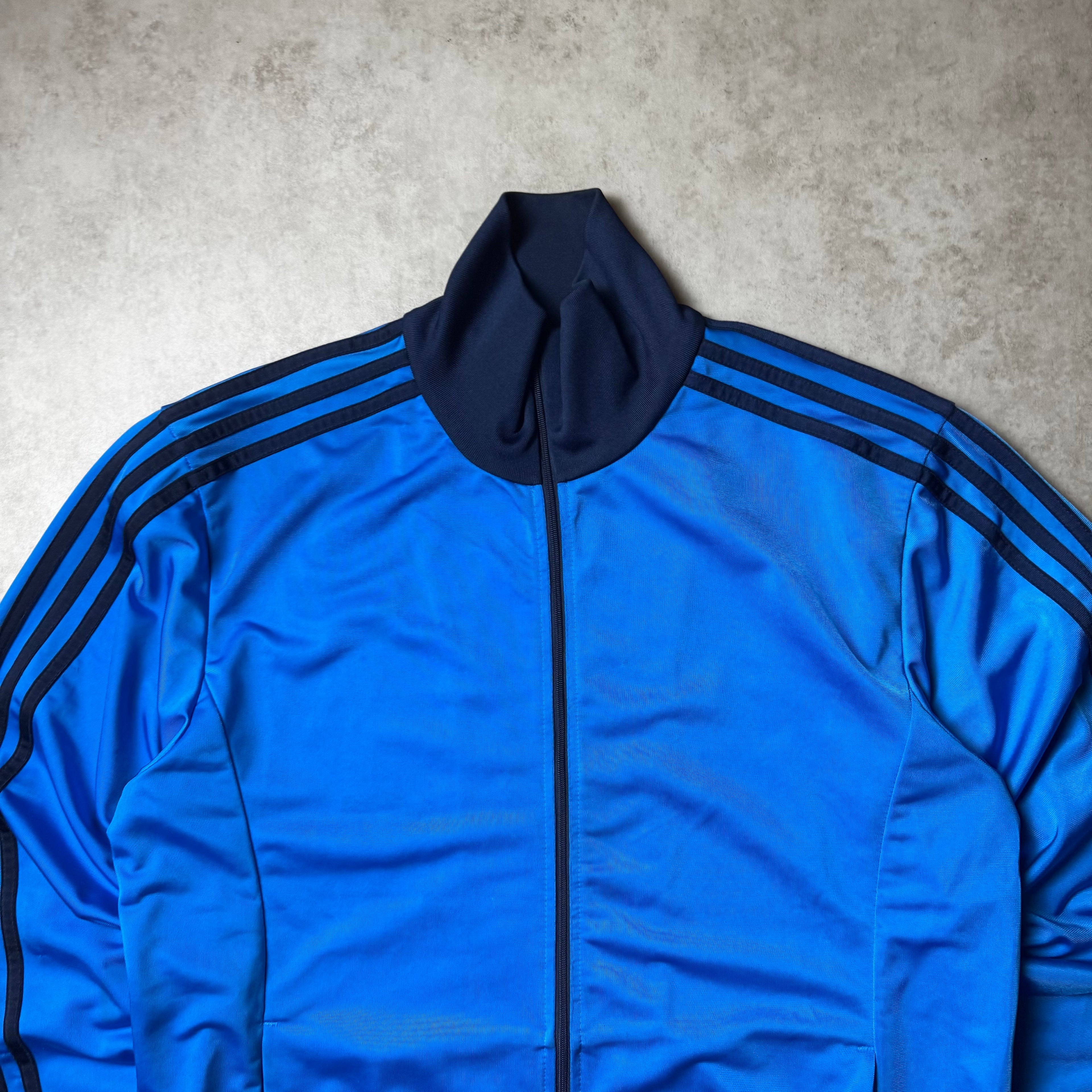 Blue Adidas Zip Up Hoodie - M