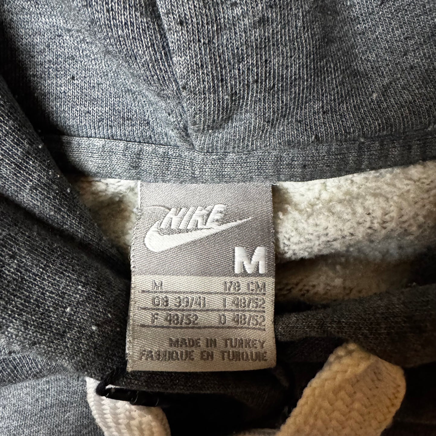 Gray Nike Vintage Hoodie - M