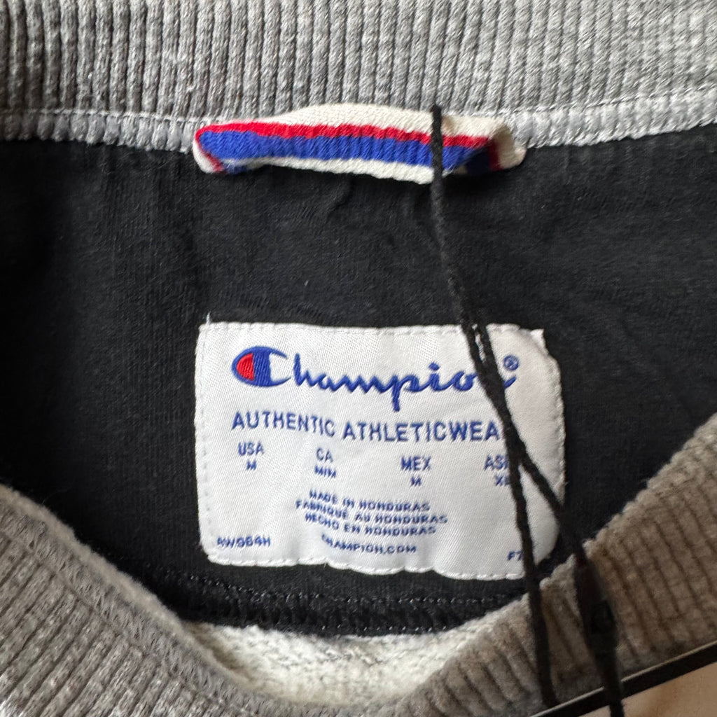 Gray Champion Spellout Sweatshirt - Size M
