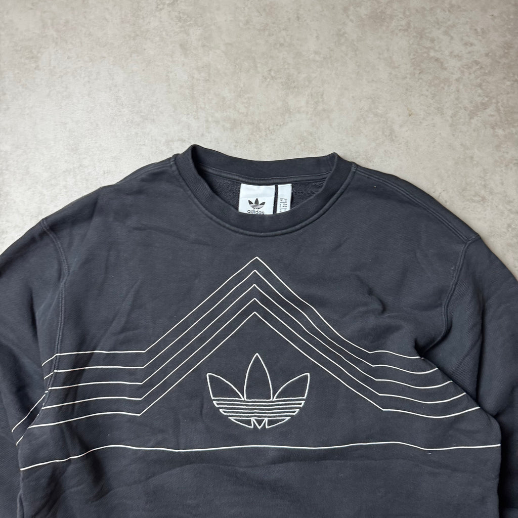 Black Adidas Sweatshirt - M